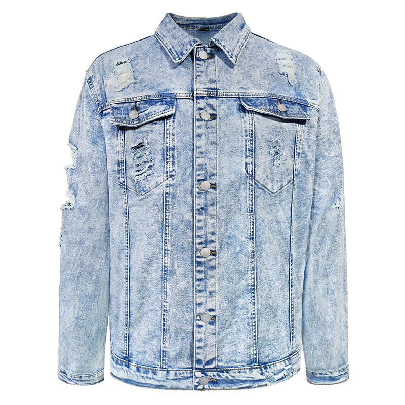 Jeanity Denim – Men's Slim Fit Denim Jacket - Blue – JeanityDenimMensSlimFitDenimJacketBlueSide20260216125628jpg