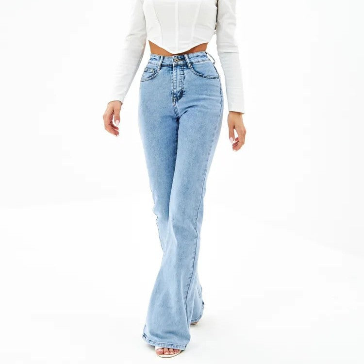 Jeanity Denim – Mid-Rise Relaxed Flared Jeans - Elegant Commuter – JeanityDenimMidRiseRelaxedFlaredJeansElegantCommuterDetail20260215141603jpg