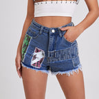 Jeanity Denim – Mid-Rise Straight-Leg Denim Shorts - Cropped Cotton – JeanityDenimMidRiseStraightLegDenimShortsCroppedCottonDetail20260215122913jpg
