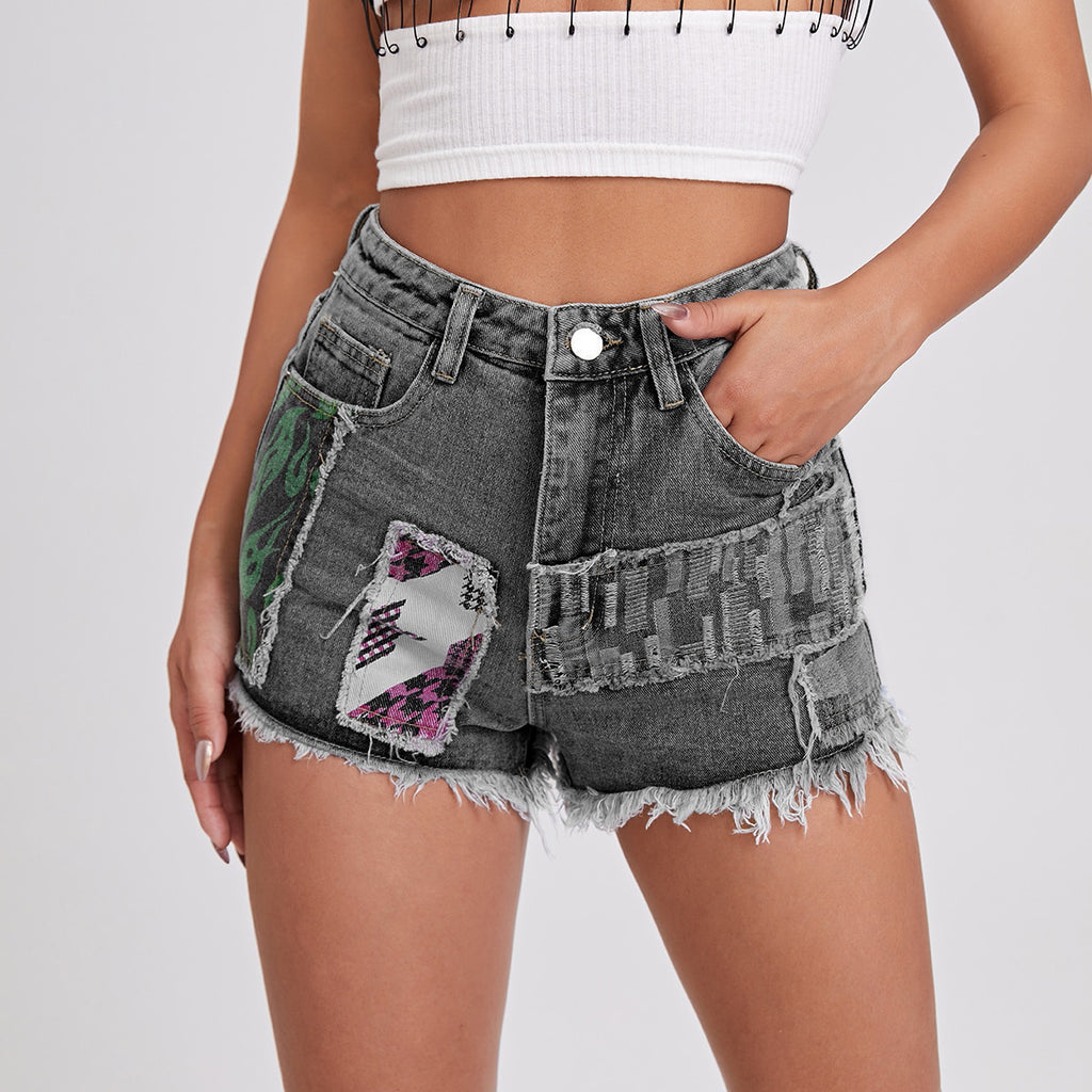 Jeanity Denim – Mid-Rise Straight-Leg Denim Shorts - Cropped Cotton – JeanityDenimMidRiseStraightLegDenimShortsCroppedCottonSide20260215122913jpg