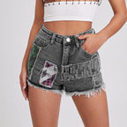 Jeanity Denim – Mid-Rise Straight-Leg Denim Shorts - Cropped Cotton – JeanityDenimMidRiseStraightLegDenimShortsCroppedCottonSide20260215122913jpg