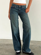 Jeanity Denim – Mid Rise Straight Leg Jeans – JeanityDenimMidRiseStraightLegJeansClose20260407130407webp