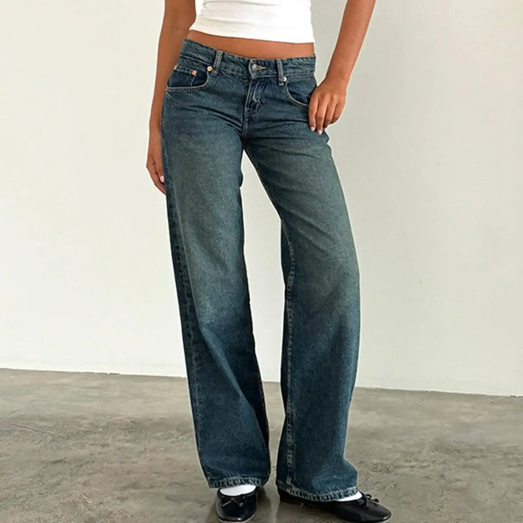 Jeanity Denim – Mid Rise Straight Leg Jeans – JeanityDenimMidRiseStraightLegJeansWomensMidRiseStraightLegJeans20260426124625webp