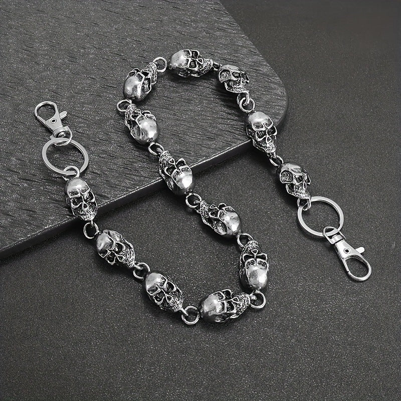 Jeanity Denim – Skull Waist Chain & Bag Clip — Heavy Metal Shackle – JeanityDenimSkullWaistChainBagClipHeavyMetalShackleBack20260311134242jpg
