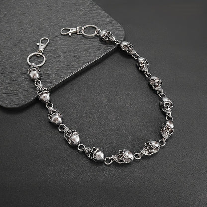 Jeanity Denim – Skull Waist Chain & Bag Clip — Heavy Metal Shackle – JeanityDenimSkullWaistChainBagClipHeavyMetalShackleFront20260311134241jpg