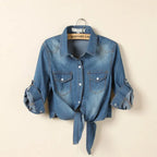 Jeanity Denim – Tie-Front Denim Shirt – JeanityDenimTieFrontDenimShirtFlat20260412025815webp