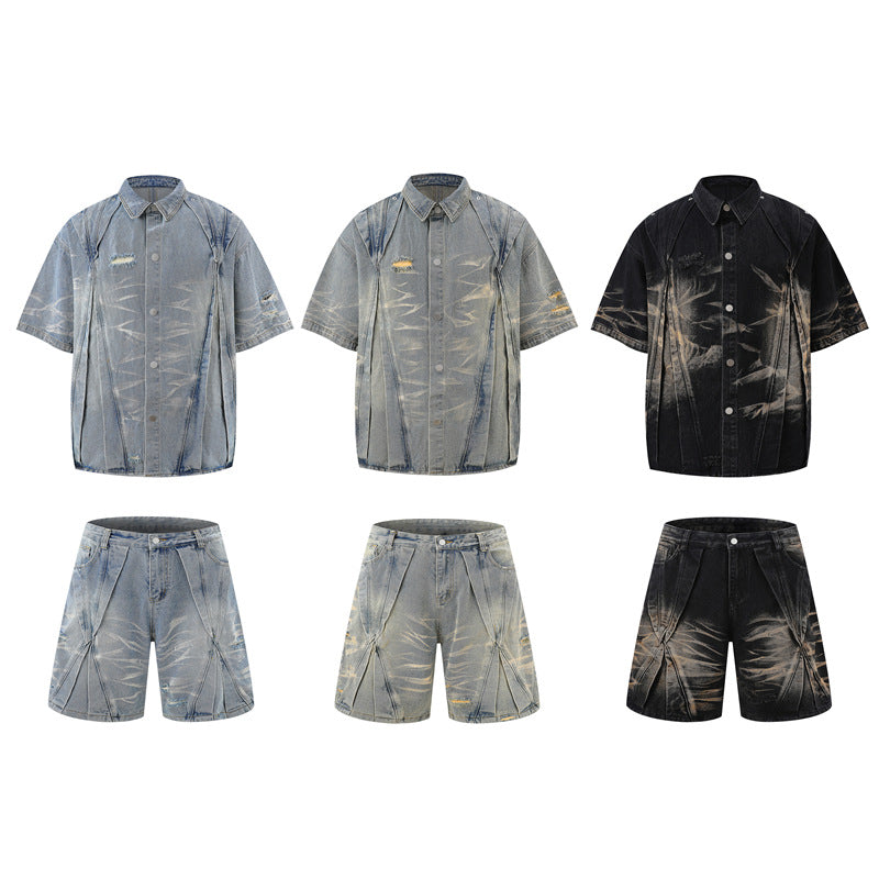 Jeanity Denim – Washed Denim Workwear Shirt & Shorts Set – JeanityDenimWashedDenimWorkwearShirtShortsSetLifestyle20260216125404jpg