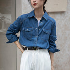 Jeanity Denim – Women's Classic Denim Shirt – JeanityDenimWomensClassicDenimShirtBack20260217011733jpg