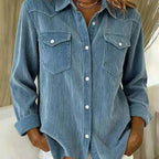 Jeanity Denim – Women's Corduroy Denim Shirt – JeanityDenimWomensCorduroyDenimShirtDetail20260217011712jpg