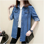 Jeanity Denim – Women's Denim Shirt with Patterned Cuffs – JeanityDenimWomensDenimShirtwithPatternedCuffsDetail20260217011818jpg