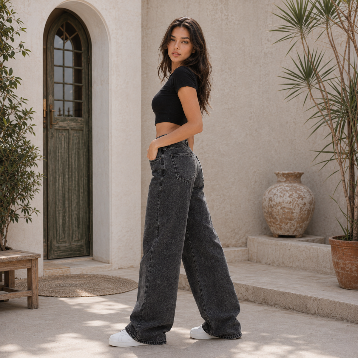 Jeanity Denim – Women's High Rise Loose Fit Straight Leg Jeans – JeanityDenimWomensHighRiseLooseFitStraightLegJeansFlat20260513005959png