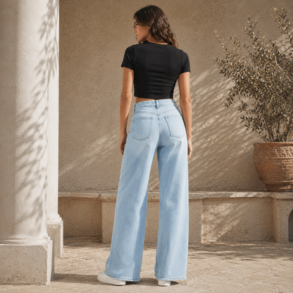 Jeanity Denim – Women's High Waist Loose Straight Leg Jeans – JeanityDenimWomensHighWaistLooseStraightLegJeansView1120260513003239png