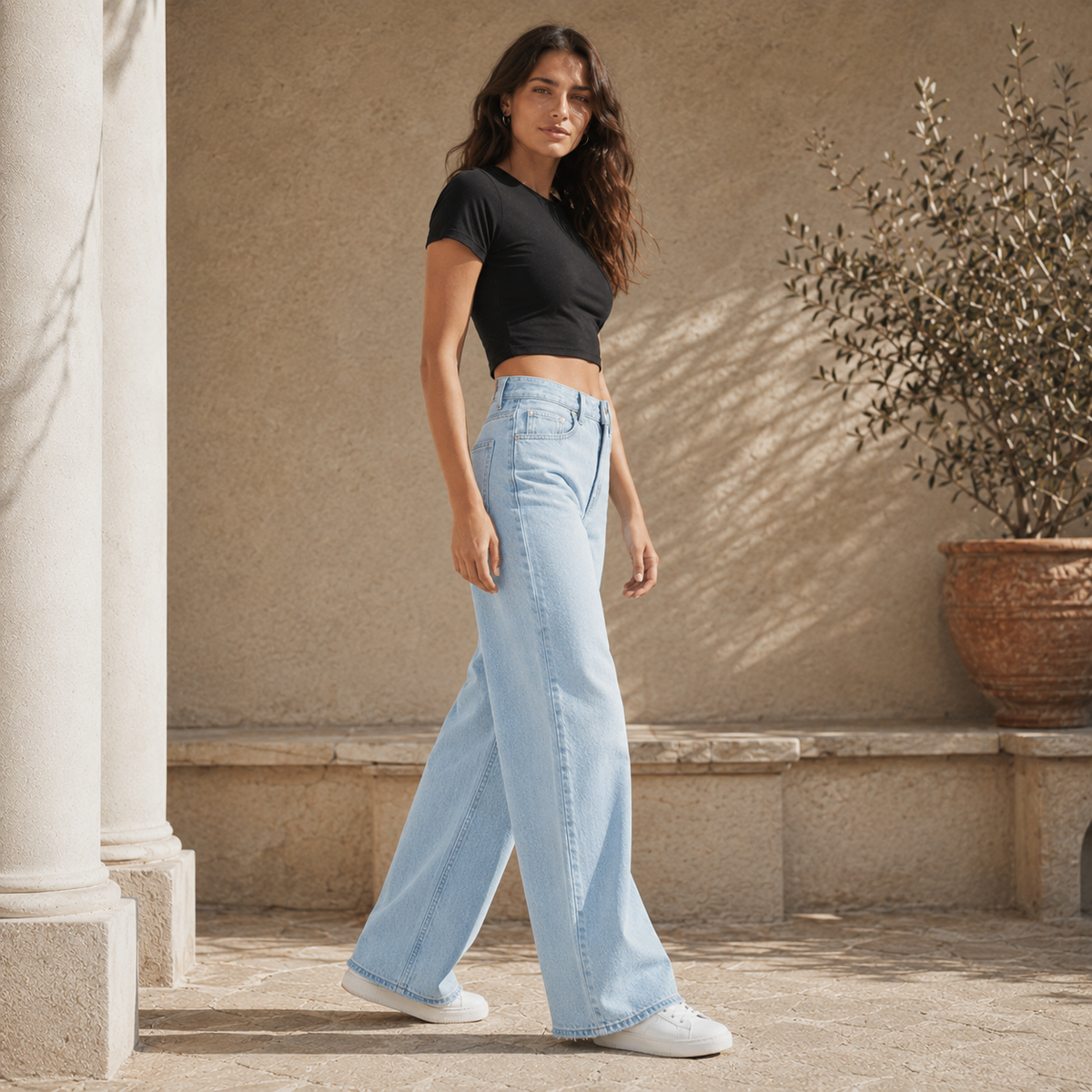 Jeanity Denim – Women's High Waist Loose Straight Leg Jeans – JeanityDenimWomensHighWaistLooseStraightLegJeansView1220260513003245png