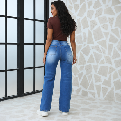 Jeanity Denim – Women's High Waist Straight Leg BBL Jeans – JeanityDenimWomensHighWaistStraightLegBBLJeansFlat20260513000108png