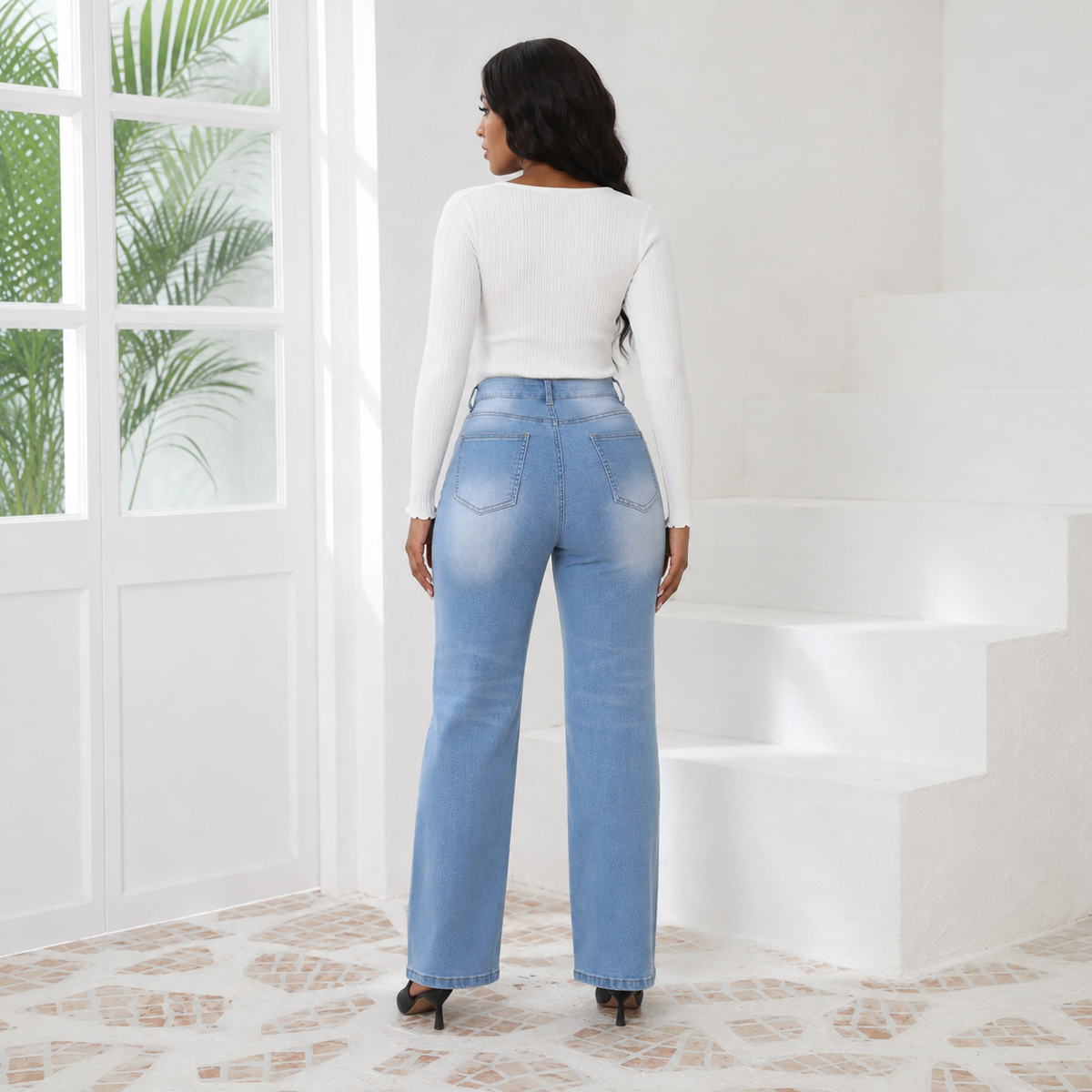 Jeanity Denim – Women's High Waist Straight Leg BBL Jeans – JeanityDenimWomensHighWaistStraightLegBBLJeansView920260513000442png