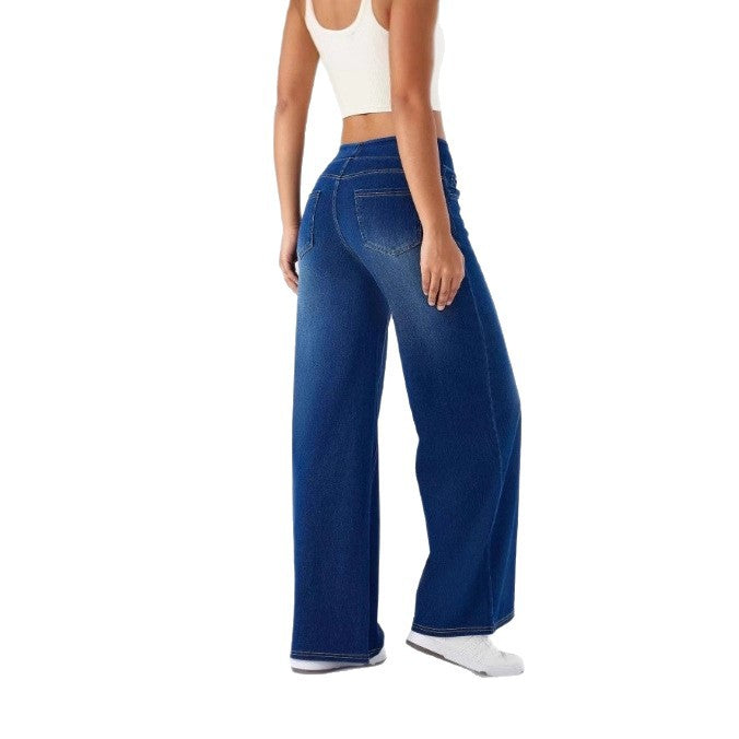 Jeanity Denim – Women's High Waist Stretch Denim Jeans – JeanityDenimWomensHighWaistStretchDenimJeansPersonwearingbluejeansonawhitebackground20260308133718jpg