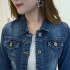 Jeanity Denim – Women's Short Slim Fit Denim Jacket – JeanityDenimWomensShortSlimFitDenimJacketSide20260217031502jpg