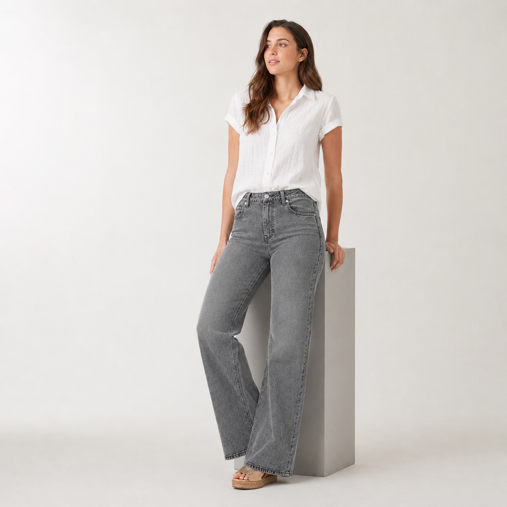 Jeanity Denim – Women's Stretch Denim Wide Leg BBL Jeans - Slimming Fit – JeanityDenimWomensStretchDenimWideLegBBLJeansSlimmingFitBack20260508111408png