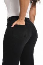 Jeanity Denim – Women's Stretch Denim Wide Leg BBL Jeans - Slimming Fit – JeanityDenimWomensStretchDenimWideLegBBLJeansSlimmingFitView1220260330121152webp