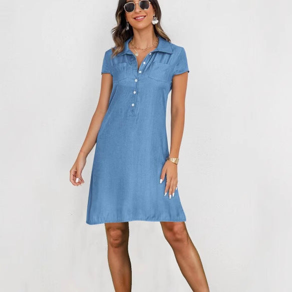 Jeanity Denim – Women's Swing Denim Dress – JeanityDenimWomensSwingDenimDressSide20260302120801jpg