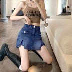 Jeanity Denim – Women's Vintage Blue A-Line Denim Skort – JeanityDenimWomensVintageBlueALineDenimSkortWomensVintageBlueALineDenimSkort20260426133039jpg