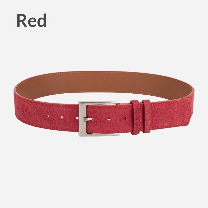 Jeanity Denim – Women's Wide Leather Belt with Pin Buckle – JeanityDenimWomensWideLeatherBeltwithPinBuckleClose20260311134433jpg