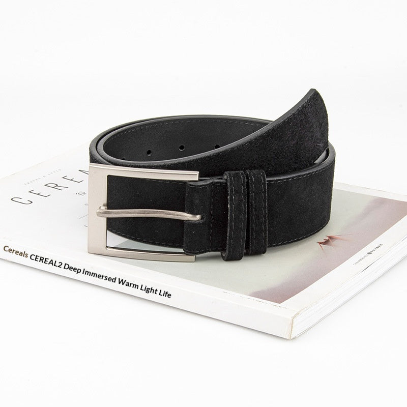 Jeanity Denim – Women's Wide Leather Belt with Pin Buckle – JeanityDenimWomensWideLeatherBeltwithPinBuckleSide20260311134412jpg