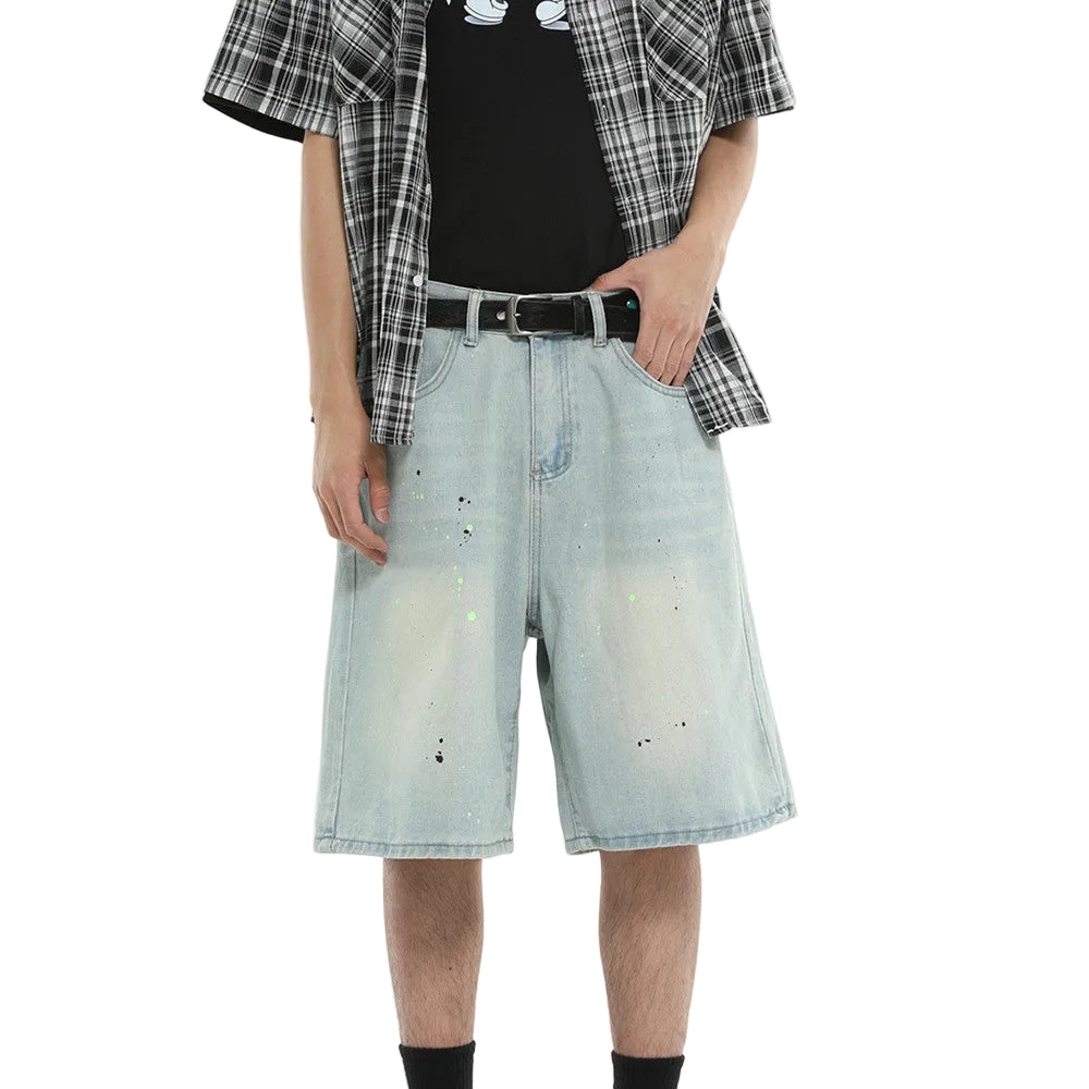 Men's Loose-Fit Denim Shorts