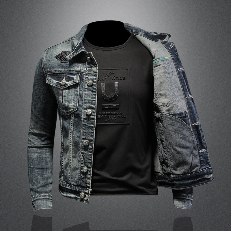 Men's Stretch Denim Jacket