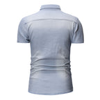 Men's Urban Short Sleeve Denim Shirt