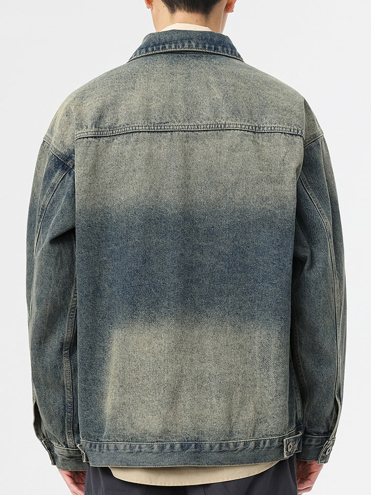 Men's Sand Washed Denim Jacket