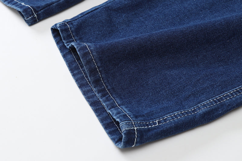 Korean Style Straight-Leg Denim Overalls - Styled Look