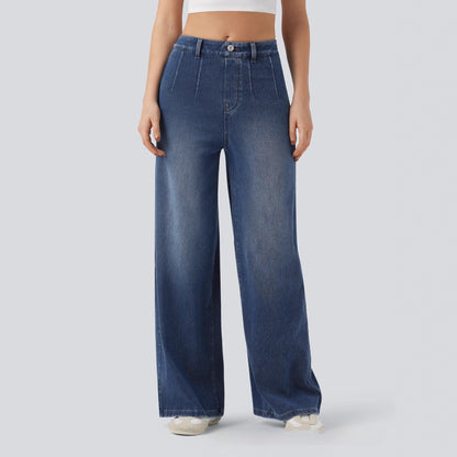 Wide Leg Tummy Control Jeans