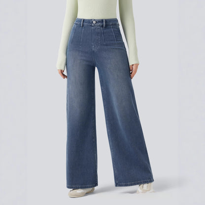Wide Leg Tummy Control Jeans