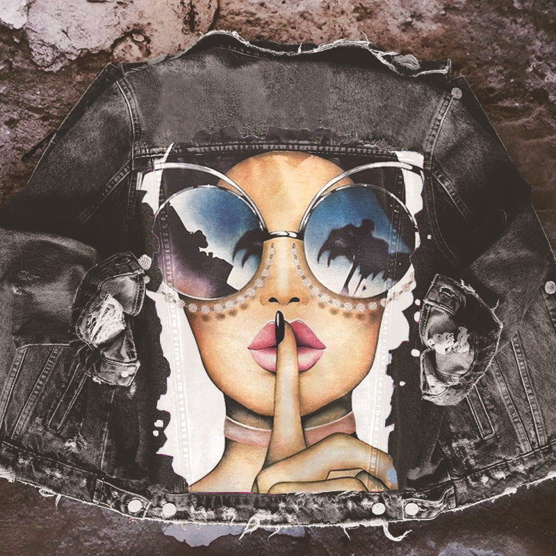 Classic Casual Denim Jacket detail view