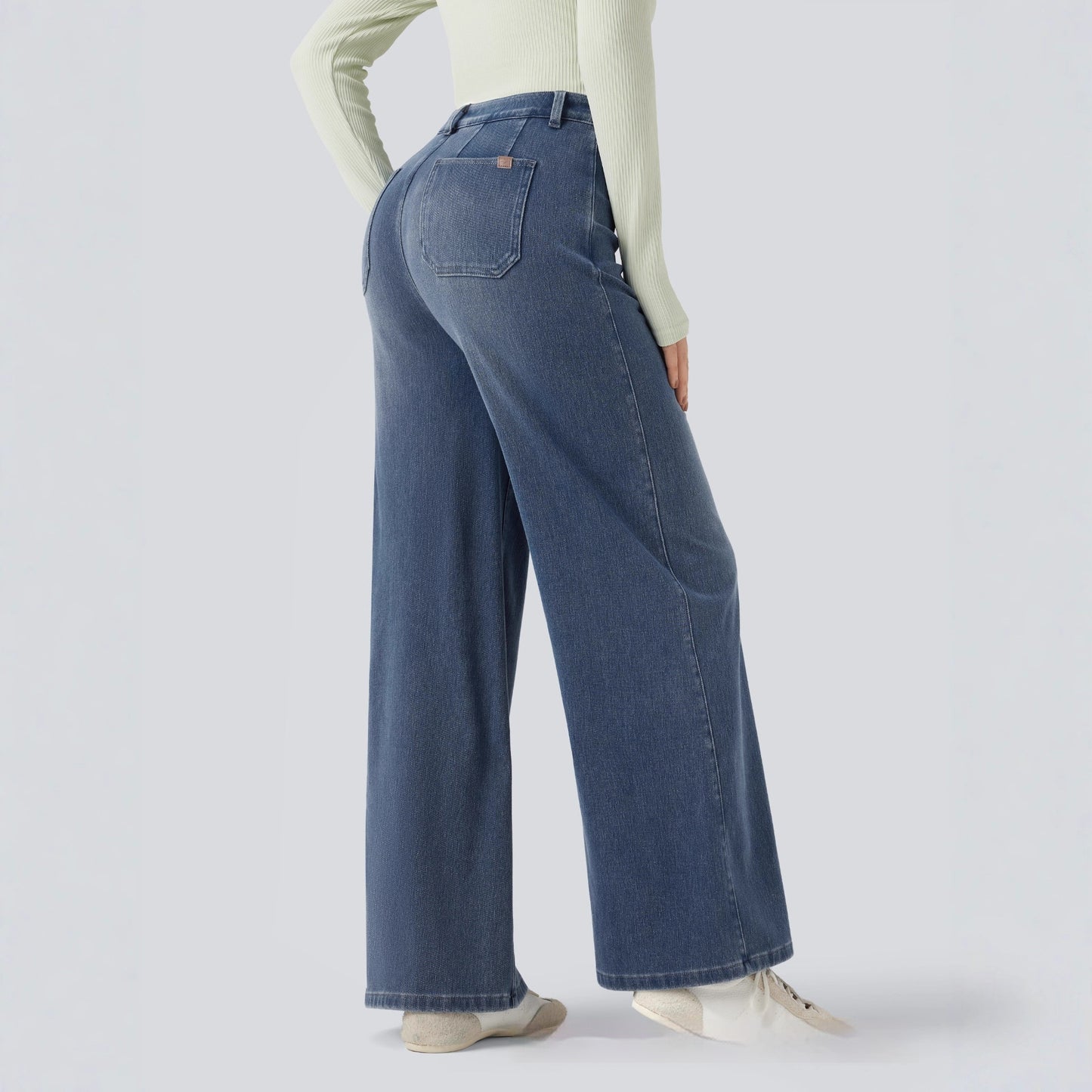 Wide Leg Tummy Control Jeans