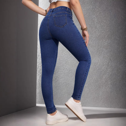 High-Waist Tummy-Control Skinny Jeans