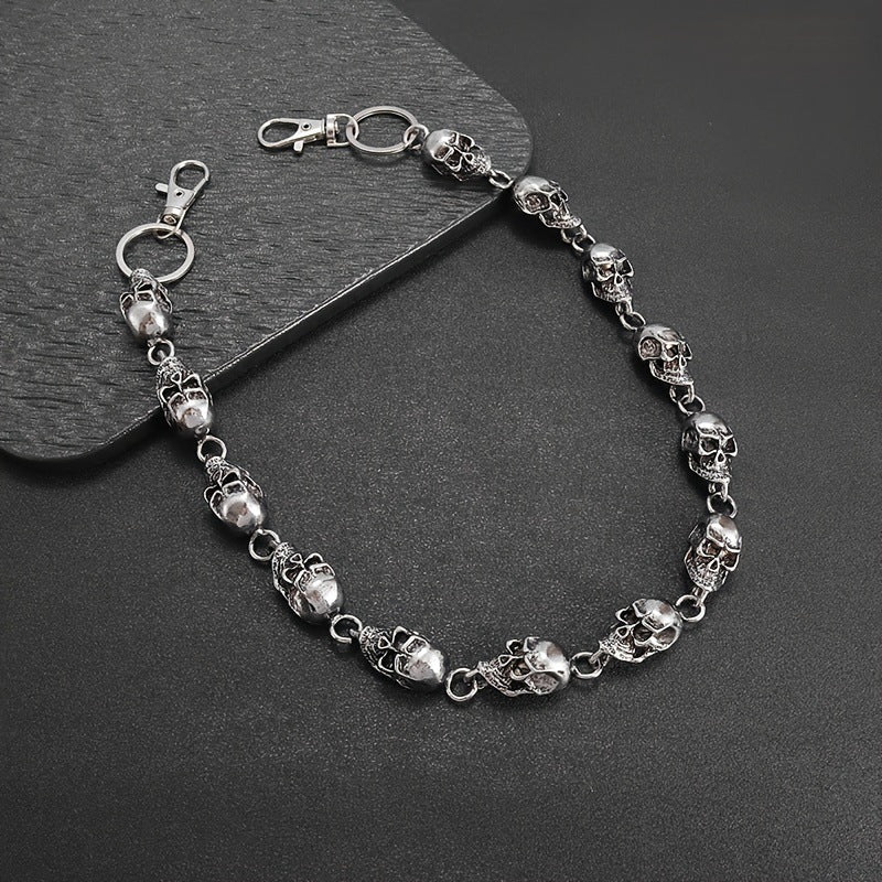 Skull Waist Chain & Bag Clip — Heavy Metal Shackle