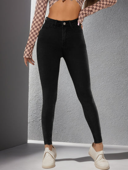 High-Waist Tummy-Control Skinny Jeans
