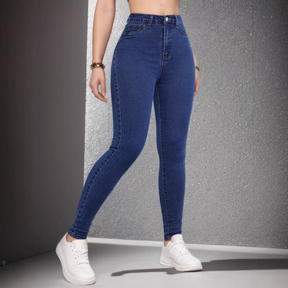 High-Waist Tummy-Control Skinny Jeans