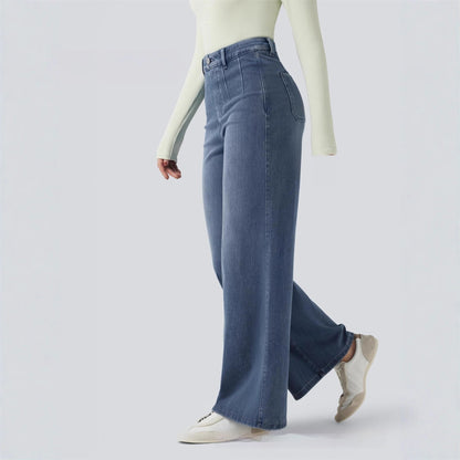 Wide Leg Tummy Control Jeans