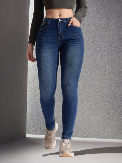 Contour High-Waist Skinny Jeans