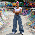 Baggy Straight Leg Cargo Jeans