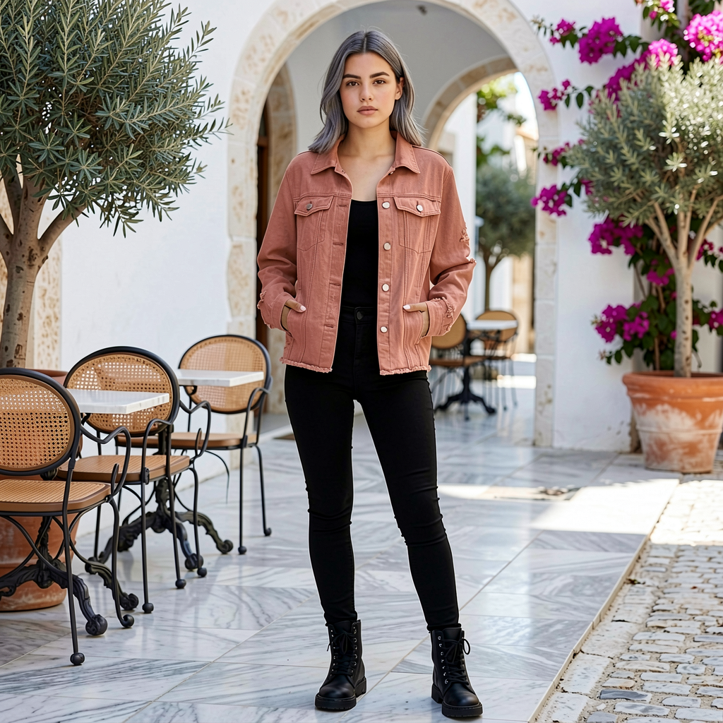 Classic Distressed Denim Jacket - 7 Colors